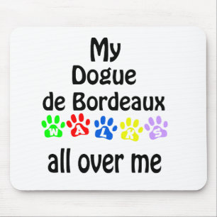 Mops Walks Design Mousepad