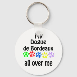 Mops Walks Design Schlüsselanhänger