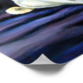 Mops Wall Print Poster (Ecke)