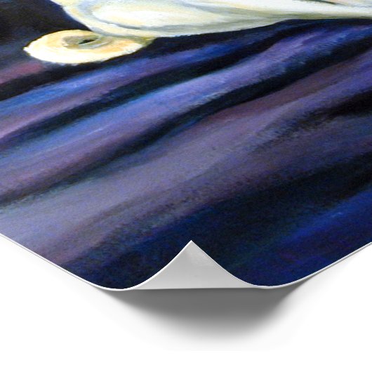 Mops Wall Print Poster (Ecke)