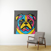Mops Wandteppich (Beispiel)