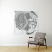 Mops Wandteppich (Beispiel (Horizontal))