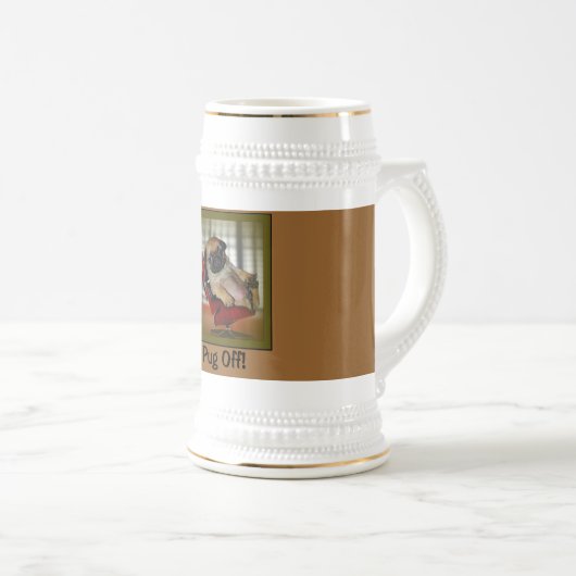 Mops weg! bierglas (VorderseiteRechts)