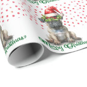 Mops Weihnachten Geschenkpapier (Rolleneckpunkt)