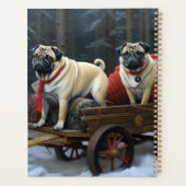 Mops Weihnachts-Feiertage Planer (Rückseite)