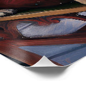 Mops Weihnachts-Feiertage Poster (Ecke)