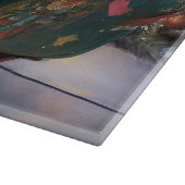 Mops Weihnachts-Feiertage Schneidebrett (Ecke)