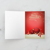 Mops Weihnachts Pals Grußkarte Feiertagskarte (Innenseite)