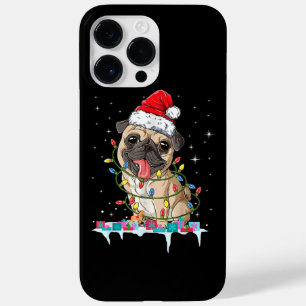 Mops-Weihnachtsbaum-Lichter Weihnachtsmann-Hund-We Case-Mate iPhone 14 Pro Max Hülle