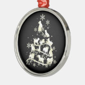 Mops Weihnachtsbaum Mops Lover Xmas Bestes Geschen Ornament Aus Metall (Links)