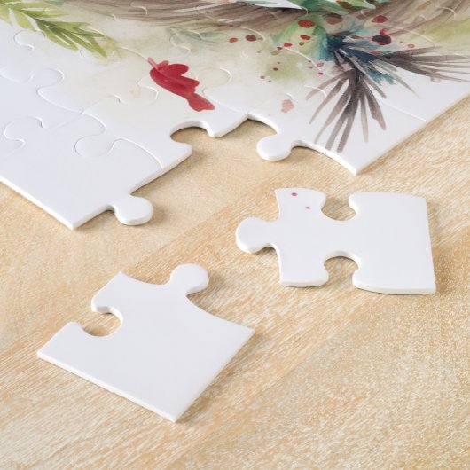 Mops Weihnachtsfest Puzzle (Seite)