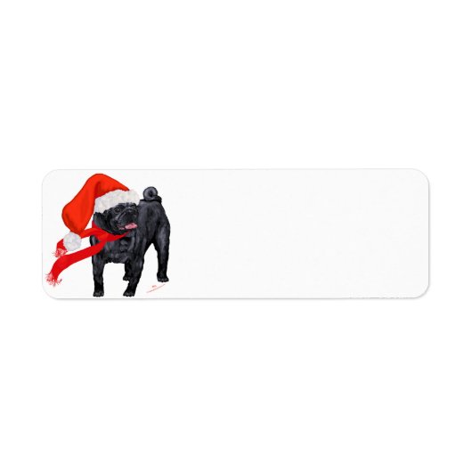 Mops Weihnachtshelfer (Vorne)