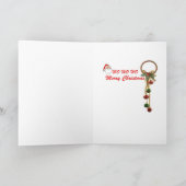 Mops Weihnachtskarten Feiertagskarte (Innenseite)