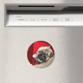 Mops Weihnachtsmagnete Magnet (In Situ (Geschirrspüler))