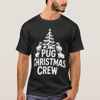 Mops-Weihnachtsteam T-Shirt