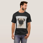 Mops-Welpe - Bunt T-Shirt (Vorne ganz)