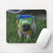 Mops-Welpe Frankenpug Mousepad (Mit Mouse)