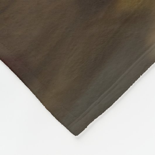 Mops Welpe Herbst Kürbis Fleecedecke (Ecke)