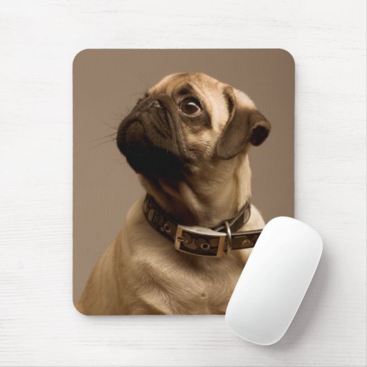 Mops Welpe Hund Canine Computer Mousepad (Mit Mouse)