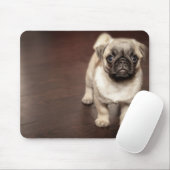 Mops-Welpe Mousepad (Mit Mouse)