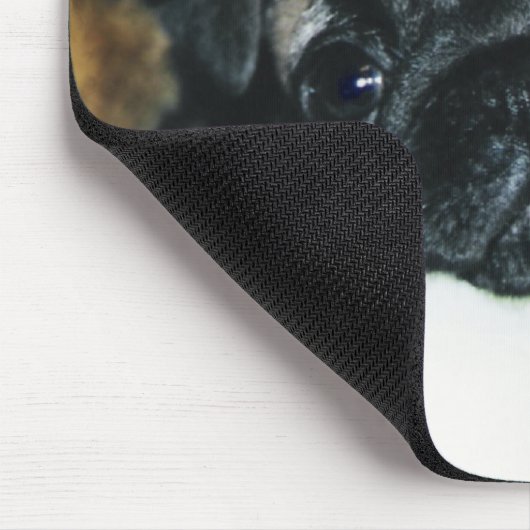 Mops-Welpe Mousepad (Ecke)