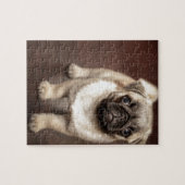 Mops-Welpe Puzzle (Horizontal)