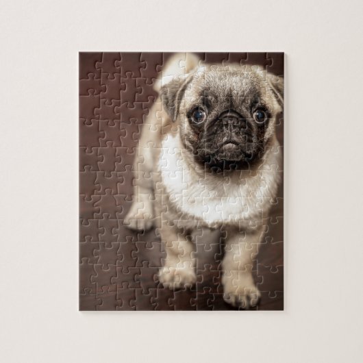 Mops-Welpe Puzzle (Vertikal)