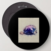 Mops Welpe Sketch Mops Hunde Liebhaber Geschenk Button (Vorne & Hinten)
