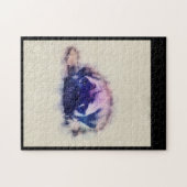 Mops Welpe Sketch Mops Hunde Liebhaber Geschenk Puzzle (Horizontal)