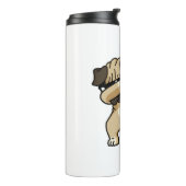 Mops-Welpe Thermosbecher (Nach links gedreht)