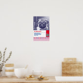 Mops Welpe zum Verkauf Flyer Vorlagen Poster (Küche)