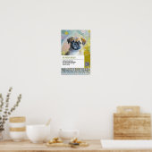 Mops Welpe zum Verkauf Flyer Vorlagen Poster (Küche)