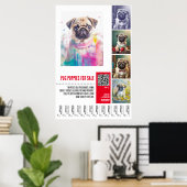 Mops Welpe zum Verkauf Poster-Vorlagen Poster (Heimbüro)