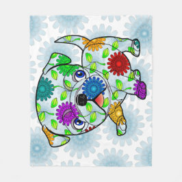 Mops-Welpen-Baby-Decke - Fleece - 50" x60 "