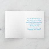 Mops Welpen Happy Birthday Card - Verse drinnen Karte (Innenseite)