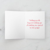 Mops Welpen Happy Birthday Card - Verse drinnen Karte (Innenseite)