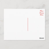 Mops Welpen Hund Gruß Postkarte (Rückseite)