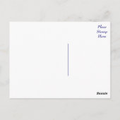 Mops Welpen Hund Gruß Postkarte (Rückseite)