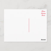 Mops Welpen Hund Gruß Postkarte (Rückseite)