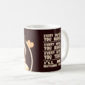 Mops Welpen Hund jeden Snack, den Sie machen Kaffeetasse (VorderseiteRechts)