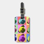 Mops Welpen Hund Liebe Herz Gepäckanhänger (Vorderseite vertikal)