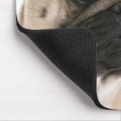 Mops Welpen Hund Lila Herz LoveMousepad Mousepad (Ecke)