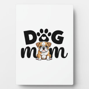 Mops-Welpen-Hundemutter Hundeliebhaber Fotoplatte