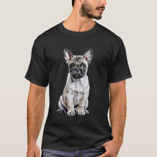 Mops-Welpen-Skizzen-Zeichnung Kunst Hunde Liebhabe T-Shirt