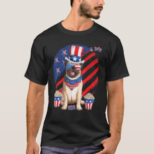 Mops Welpenhund 4. Juli Patriotische Amerikaner US T-Shirt