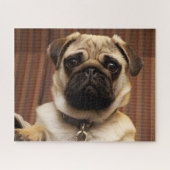 Mops Welpenhund Puzzle (Horizontal)