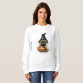 Mops Welppy Halloween Sweatshirt (Vorne ganz)