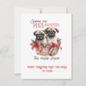 Mops Whimsical Weihnachten | (Vorderseite)