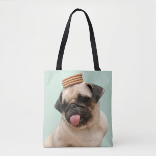 Mops Will Leckereien Tasche