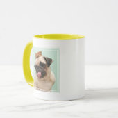 Mops Will Leckereien Tasse (Vorderseite Links)